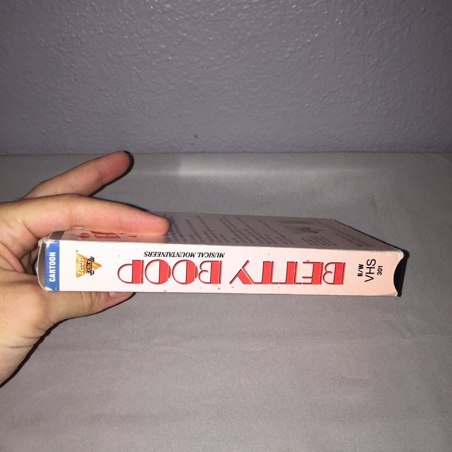 Vhs Used Betty Boop Musical Mountaineers Single Tape Troy Gold Viking Video