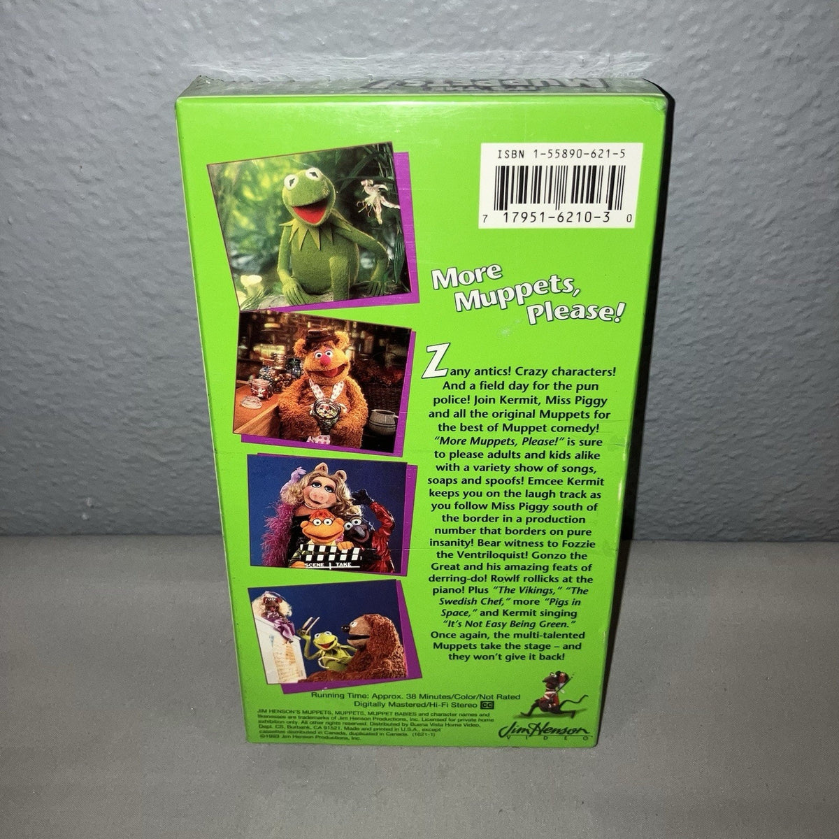 Vhs Sealed New Its the Muppets More Muppets Please Tape 1993 Jim Henson Video
