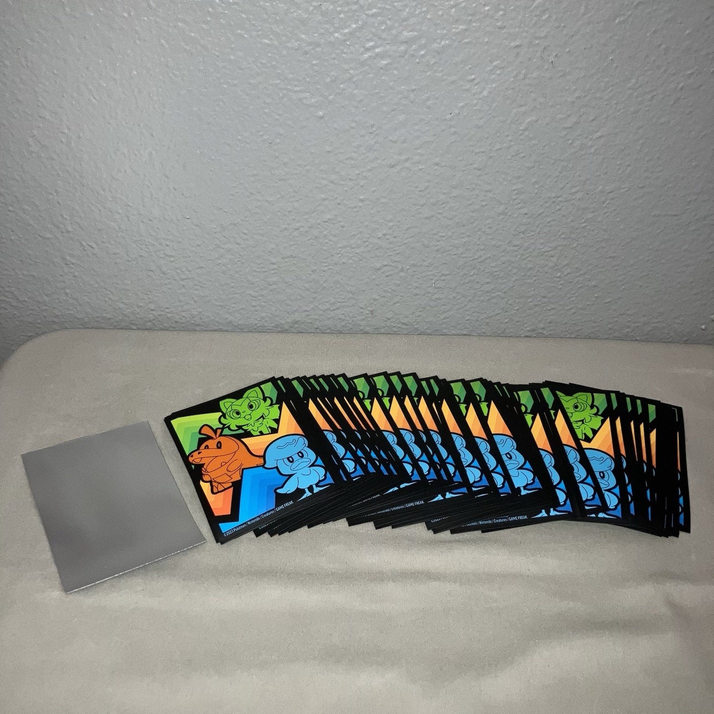 65 Sleeves Sprigatito Fuecoco Quaxly Paldea Evolved ETB Version Pokémon Pokemon