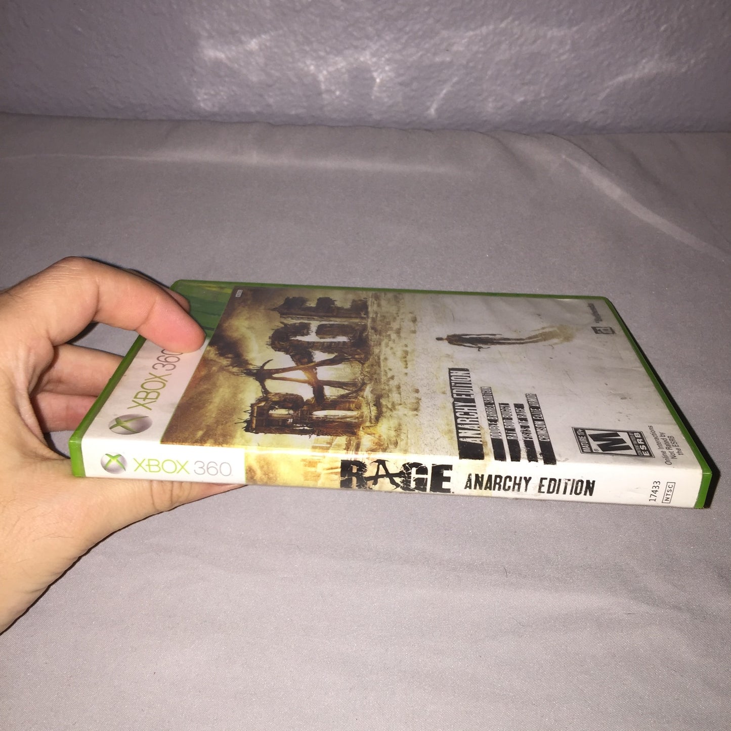 Xbox 360 Rage Anarchy Edition Game id Bethesda All 3 Discs Tested No Manual
