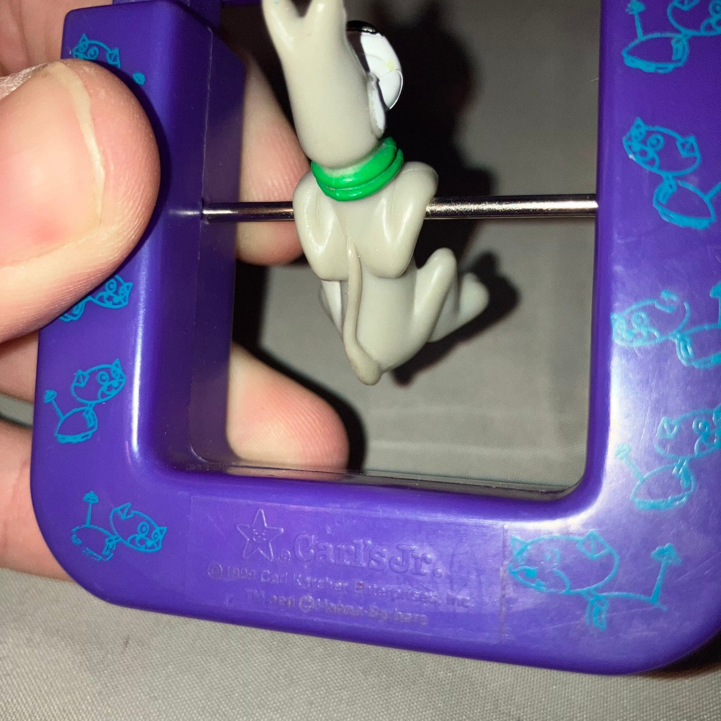 Astro Fidget Spinner The Jetsons 1999 Carl's Jr Kid Meal FF Toy *Used Good Shape