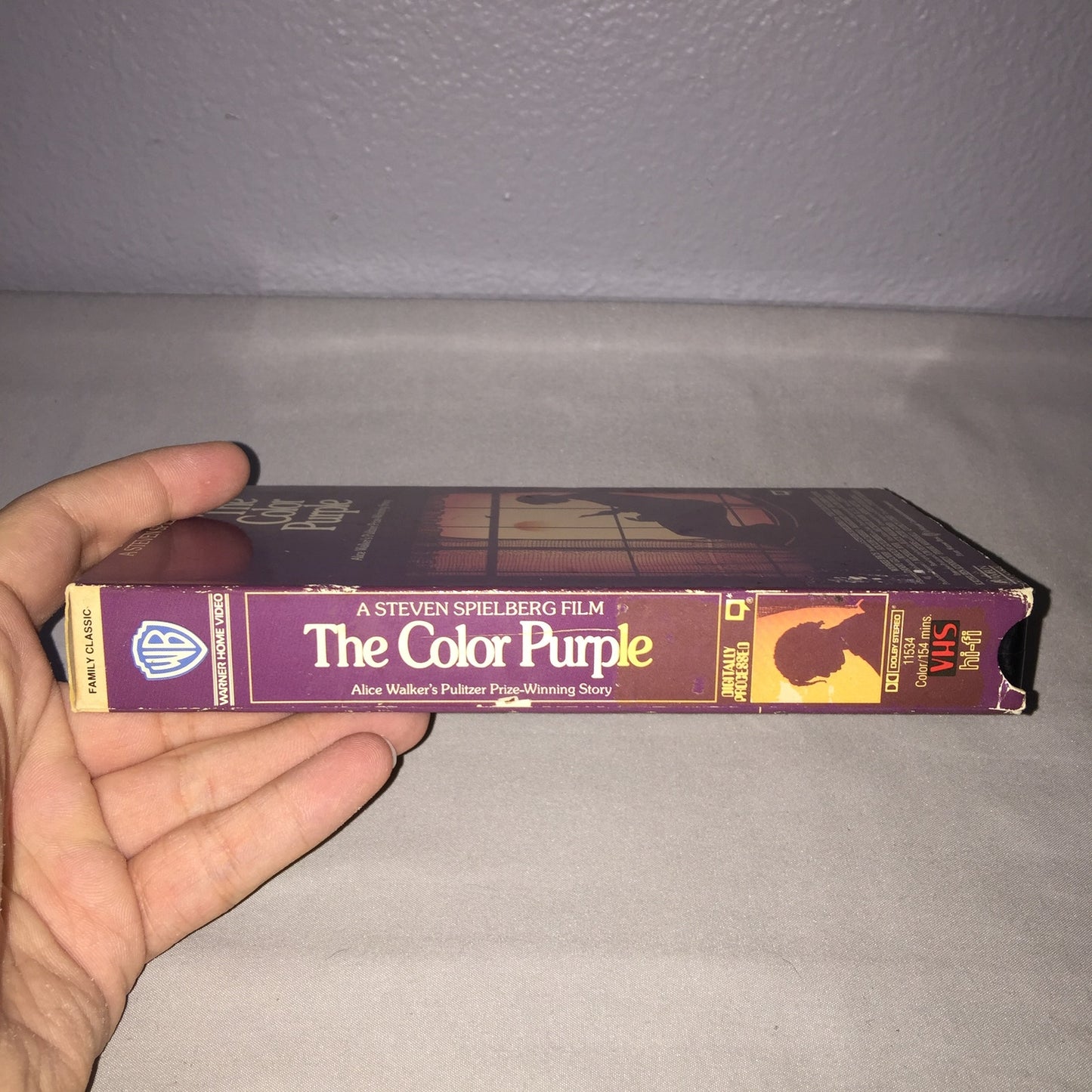 Vhs Used The Color Purple *Screener* Preview Tape For Display Purposes Only Wb
