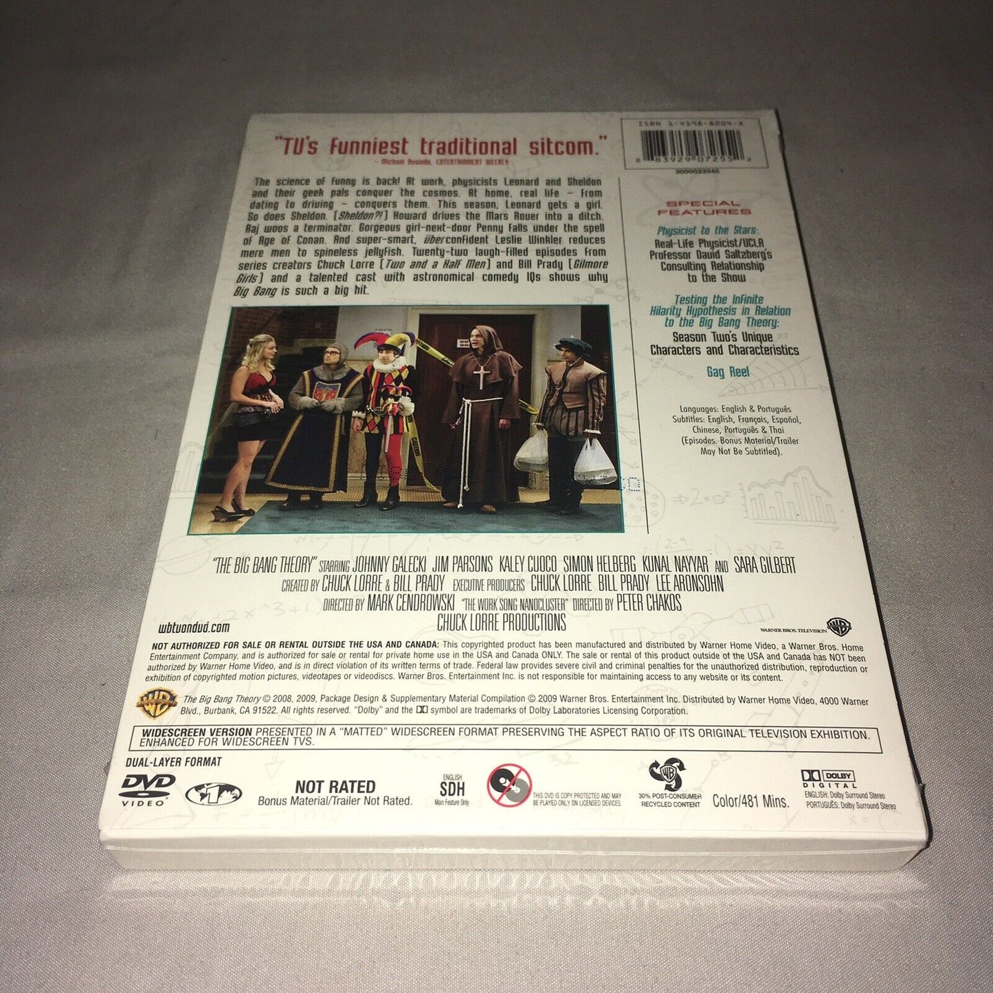 Dvd Sealed New The Big Bang Theory Season 1 / 2 / 3 Lot Jim Parsons Kaley Cuoco