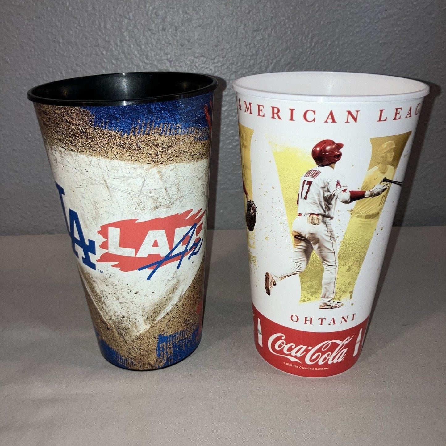 Shohei Ohtani LA Angels / Los Angeles Dodgers MLB Stadium Souvenir Cup Bundle