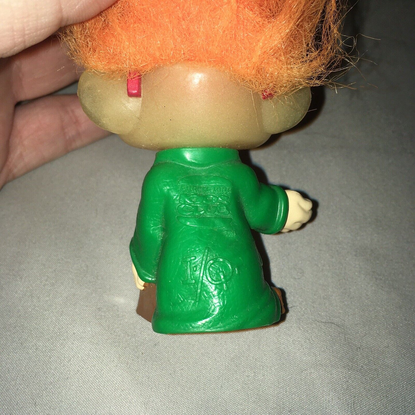 “IQ” Iq Troll Doll Glow in the Dark 1993 BK Kids Club Burger King Figure FF Toy