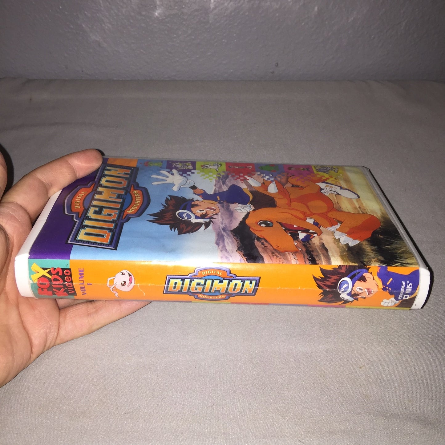 Vhs Used Digimon Season 1 Volume 1 Fox Kids *Replacement Case Only No Vhs Tape*