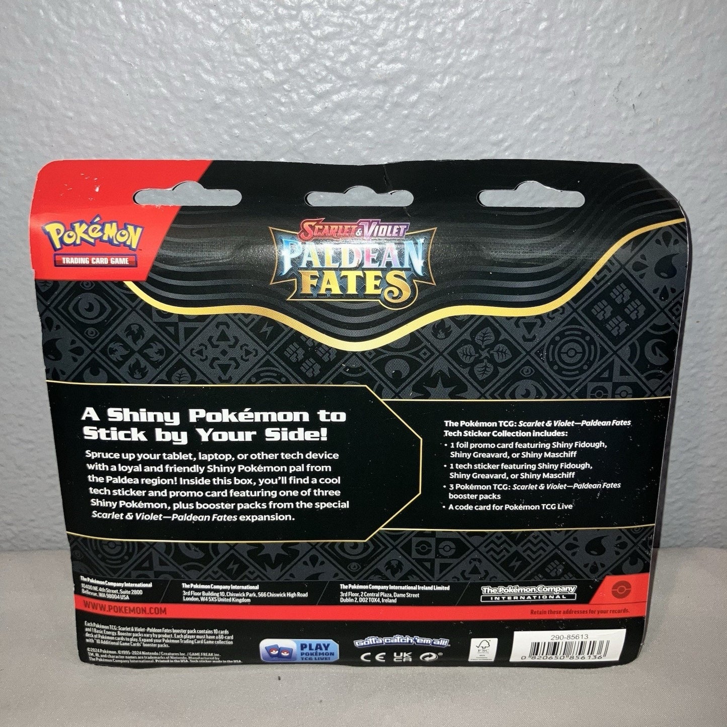 Pokemon DR Mewtwo Tin PE Surprise Box 2 PF Tech Sticker Trick Or Trade 35 Pk + 2