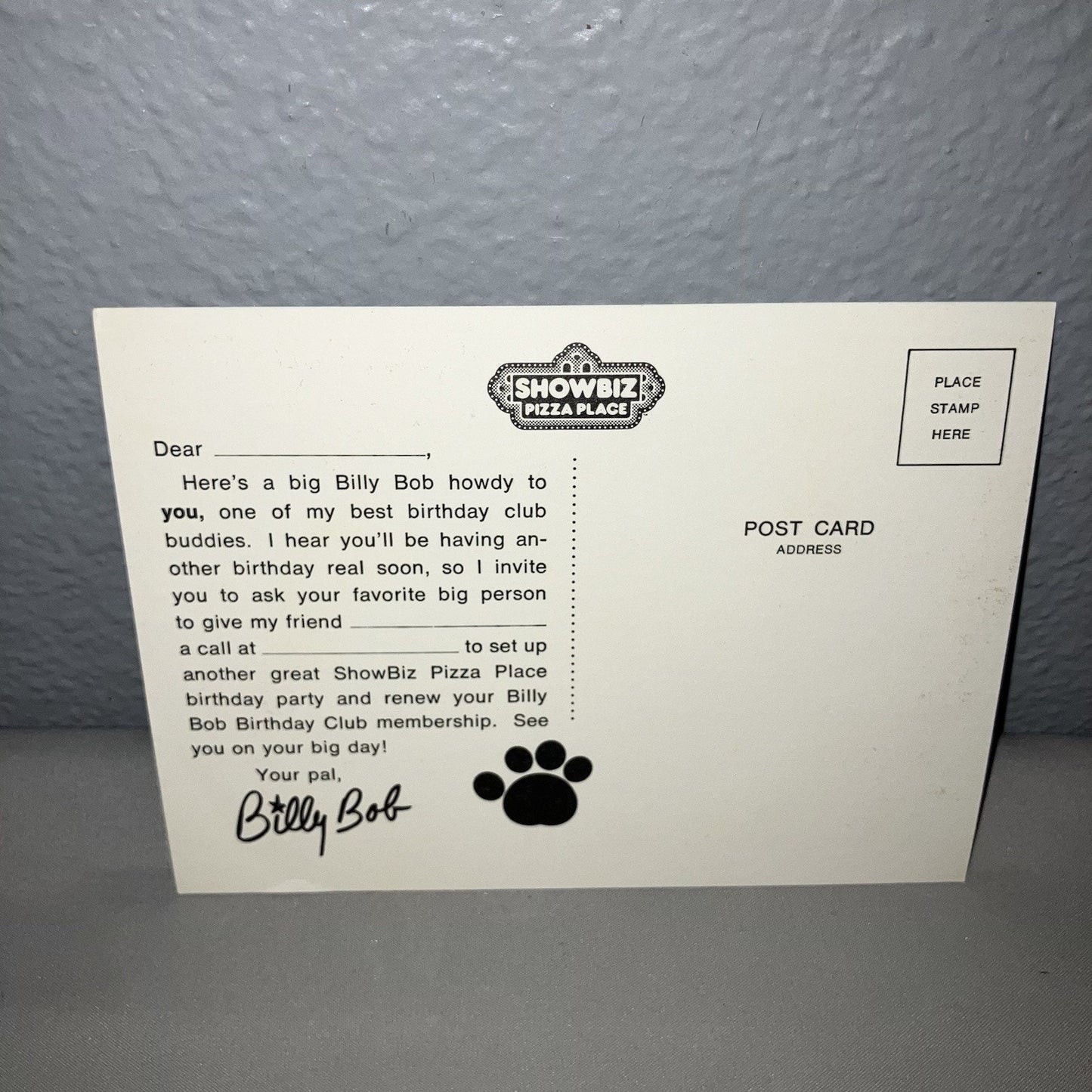 Vinyl The Rock-afire Explosion Do You Love Me / Happy Birthday Medley W Postcard