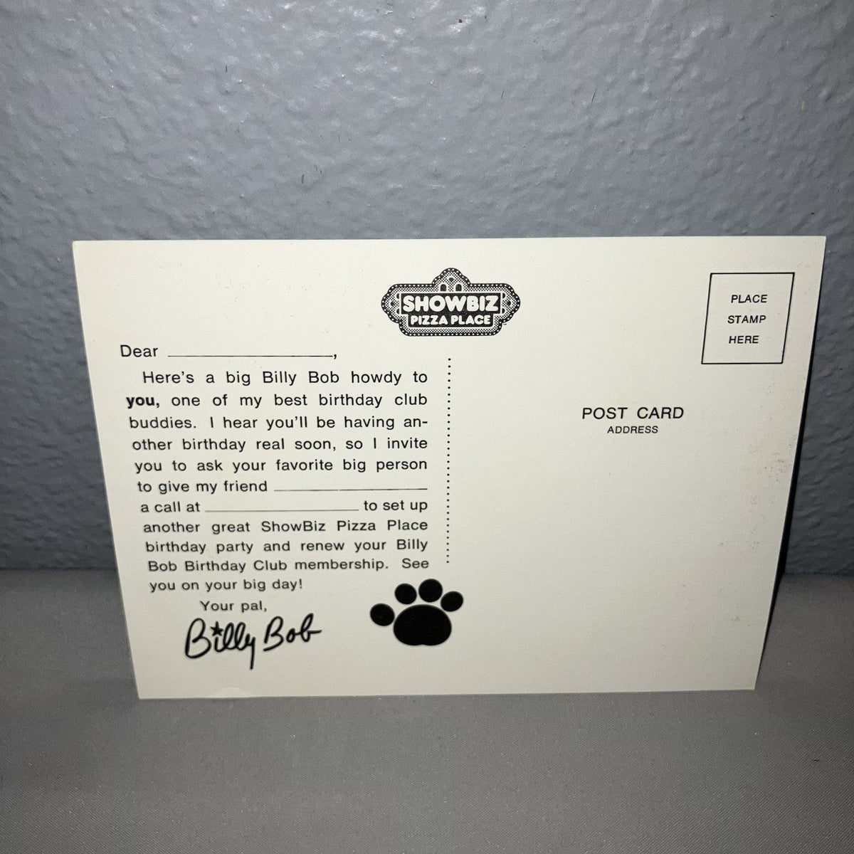 Vinyl The Rock-afire Explosion Do You Love Me / Happy Birthday Medley W Postcard