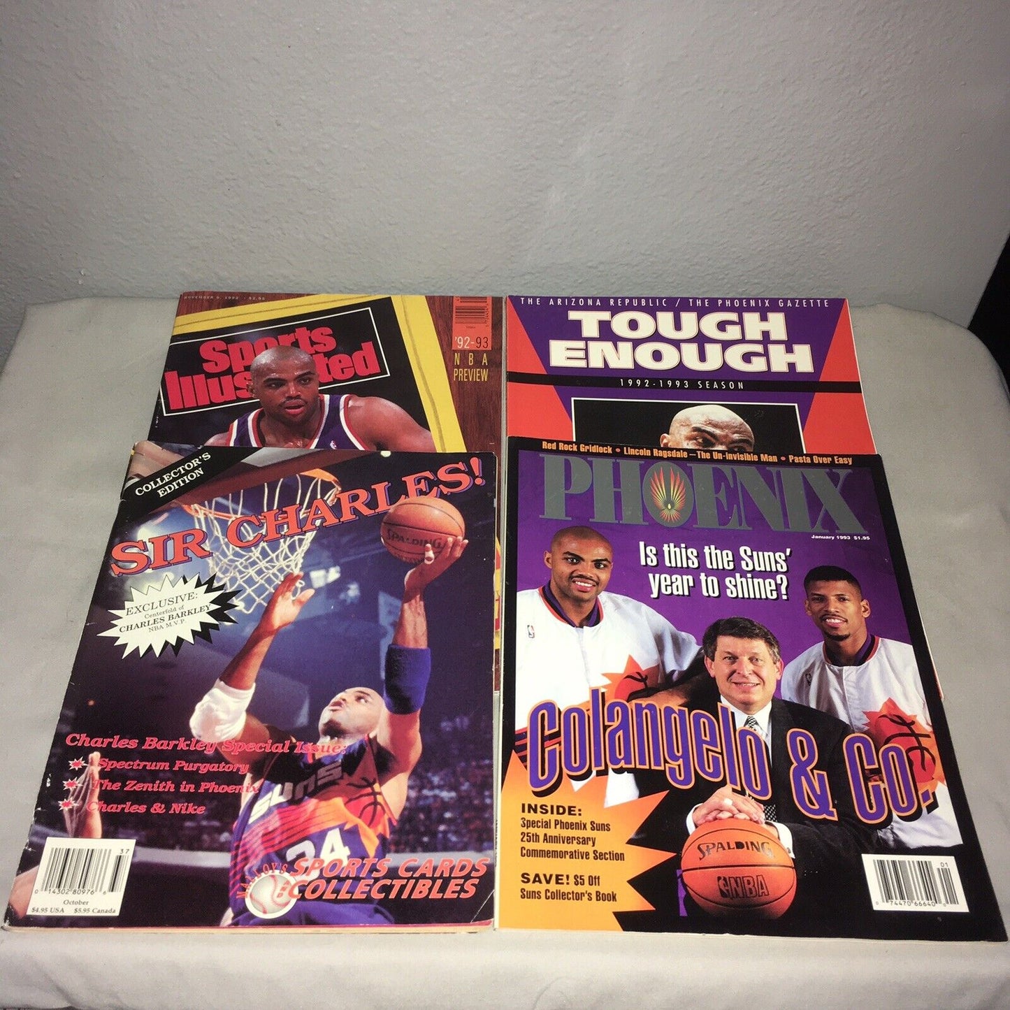 Phoenix Suns Charles Barkley 90s Vintage Magazine Lot Good Used Condition But 1