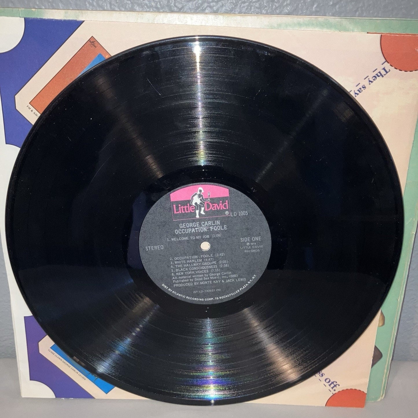 Vinyl Record George Carlin Class Clown / Occupation: Foole 70s Comedy Bundle Lot