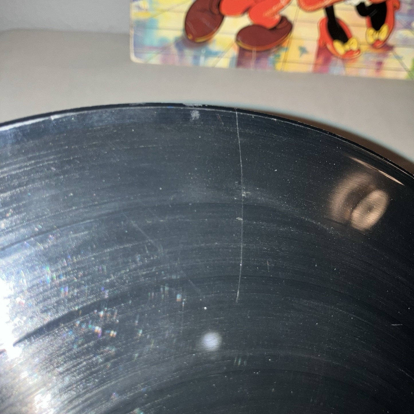 Vinyl Record Walt Disney Mickey Mouse Disco 1979 LP Album *See Pics Broken Edge*