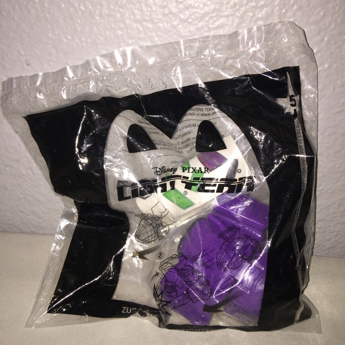 New 4 Buzz Lightyear Zurg Piloting The Fighter Ship #5 McDonald's FF Toy Lot