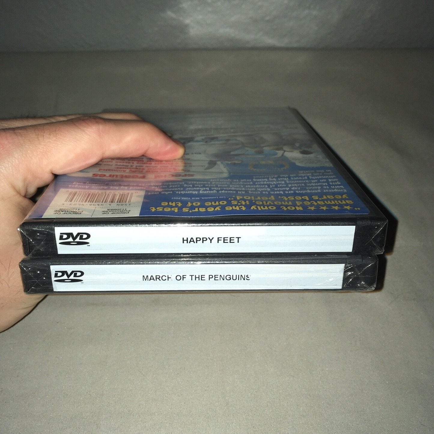 Dvd Sealed New Nwt March Of The Penguins / Happy Feet Penguin Movies Bundle Lot
