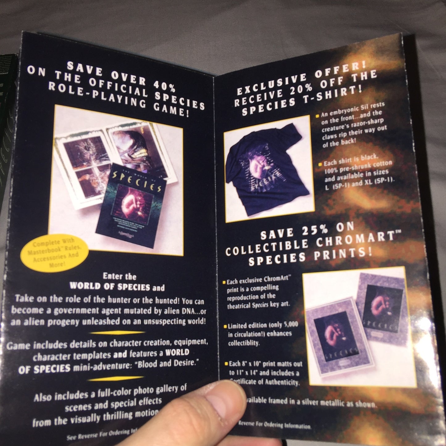 Vhs Used Species 2 Different Special Collector's Edition Tape Lot H.R. Giger Lot
