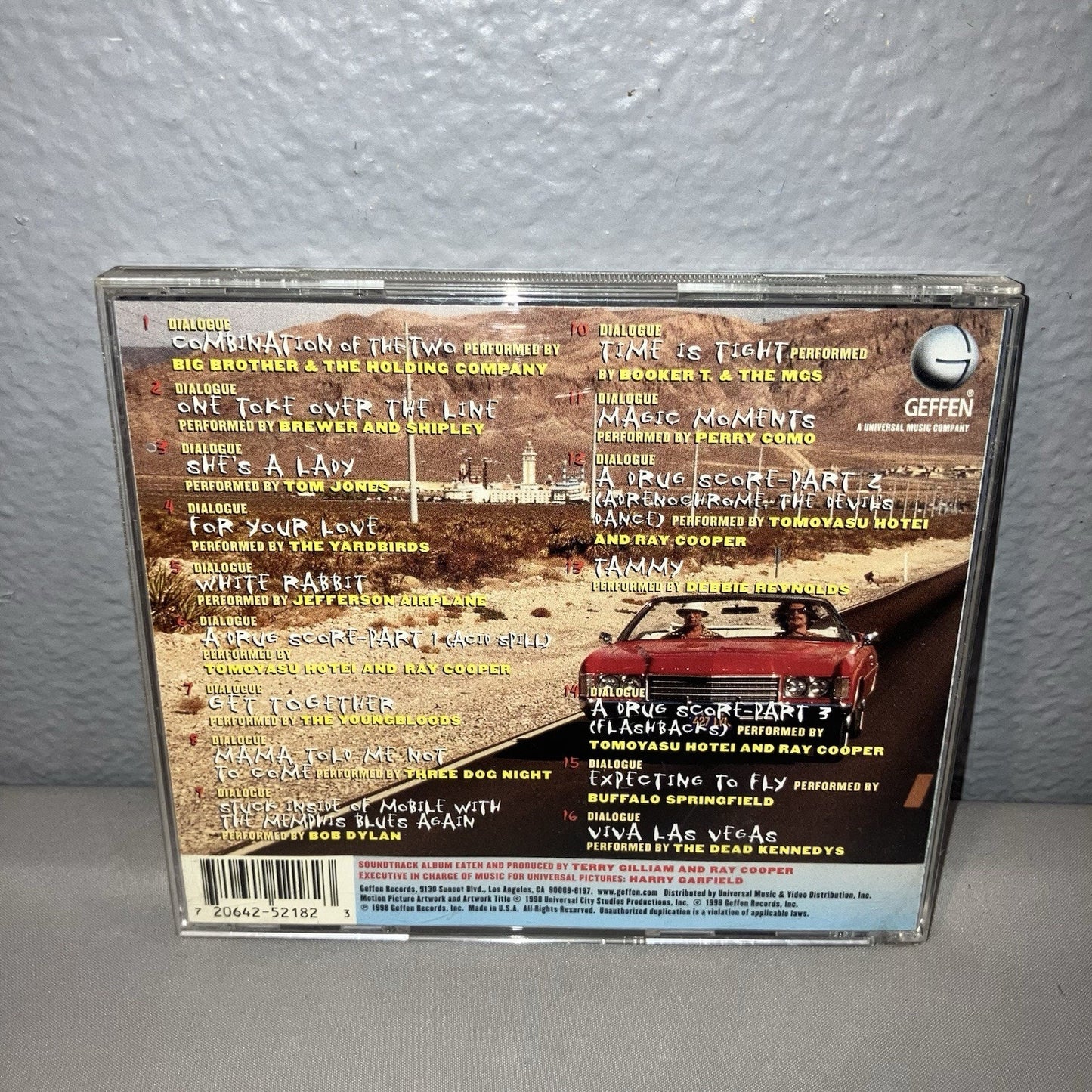 Cd Used Fear and Loathing In Las Vegas Music from the Motion Picture Soundtrack
