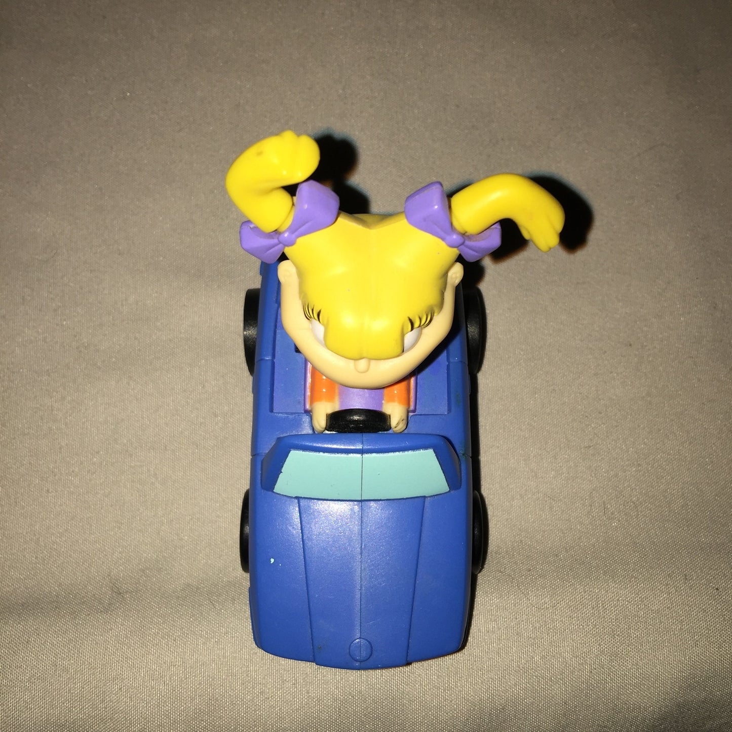 Rugrats Angelica Mirror / Comb Case *No Mirror* / Wind Up Car Burger King FF Toy