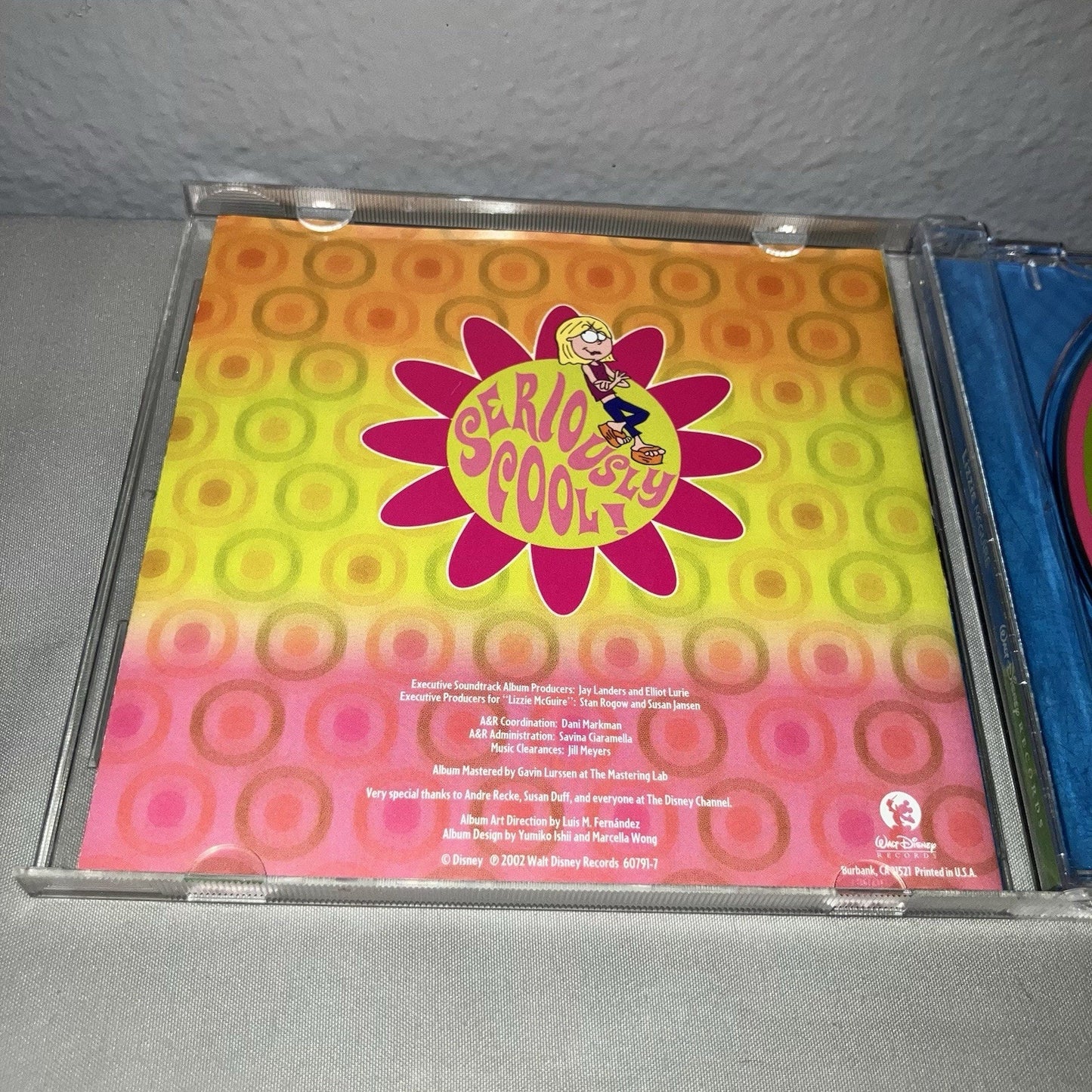 Cd Used Lizzie McGuire Tv Show Original Soundtrack Disc Near Perfect Condition