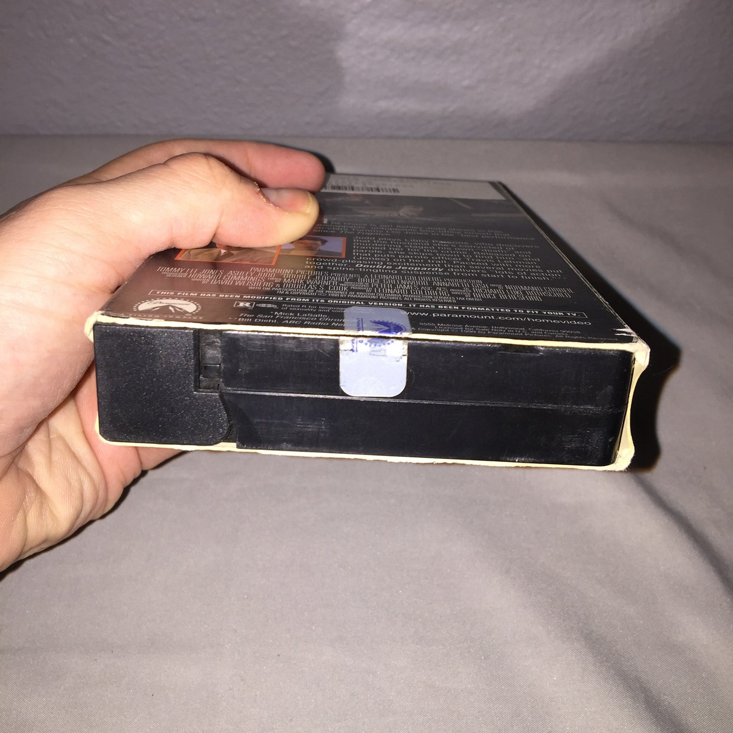 Vhs Used Double Jeopardy Blockbuster Tape Tommy Lee Jones Ashley Judd Thriller