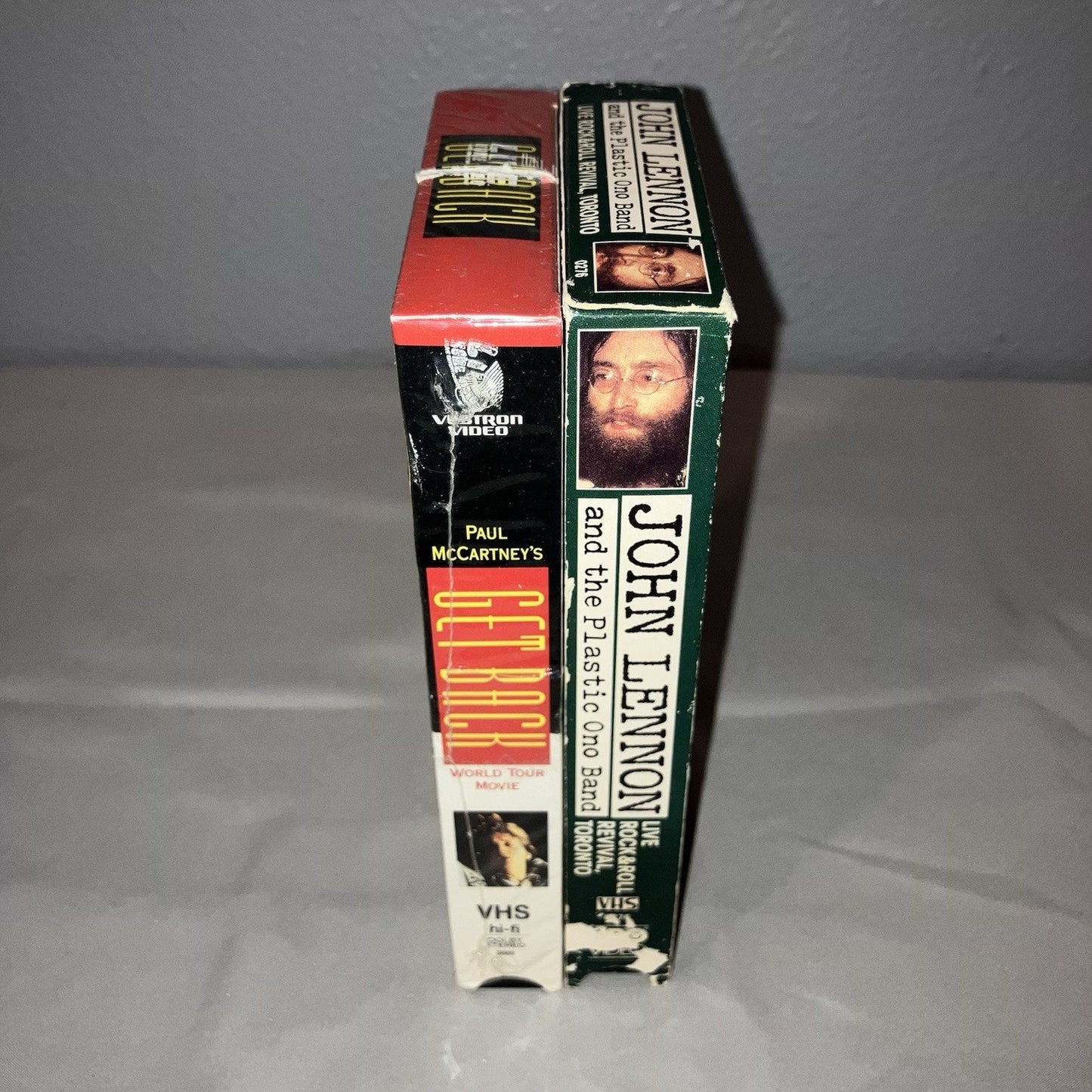 Vhs Used John Lennon and the Plastic Ono Band Live / Paul McCartney Get Back Lot