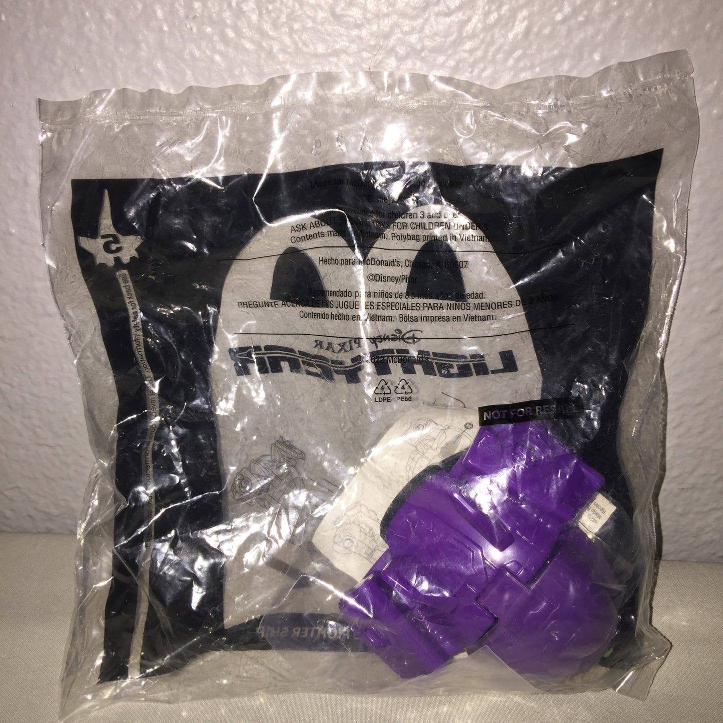 New 4 Buzz Lightyear Zurg Piloting The Fighter Ship #5 McDonald's FF Toy Lot
