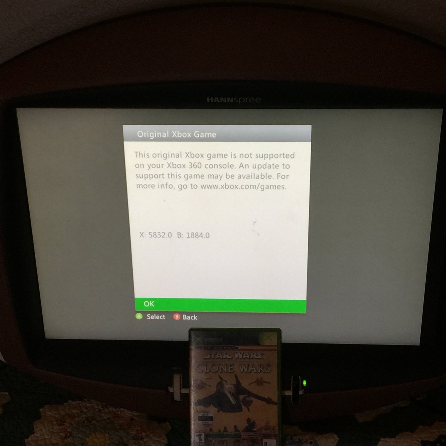 Xbox Star Wars Knights of the Old Republic / The Clone Wars / Tetris Tested Used