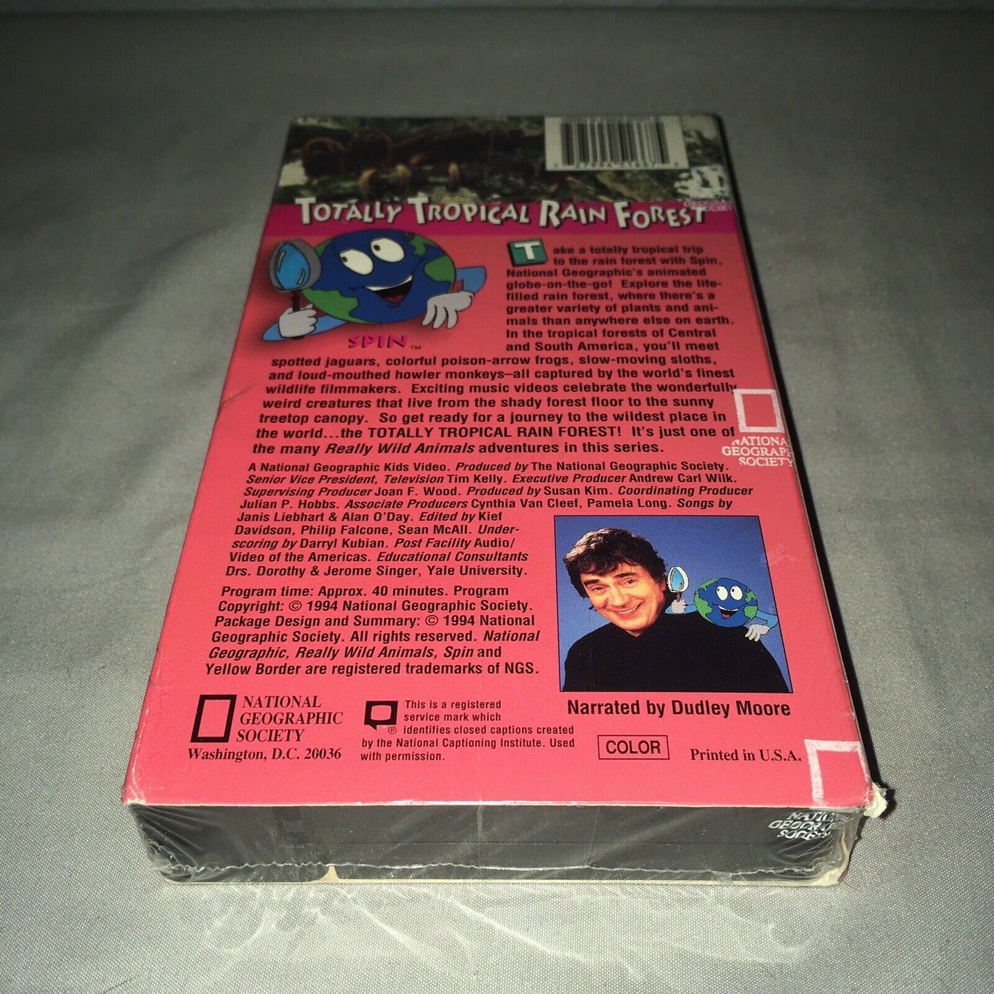 Vhs Sealed New Nwt National Geographic Nat Geo Really Wild Animals Tropical 1994