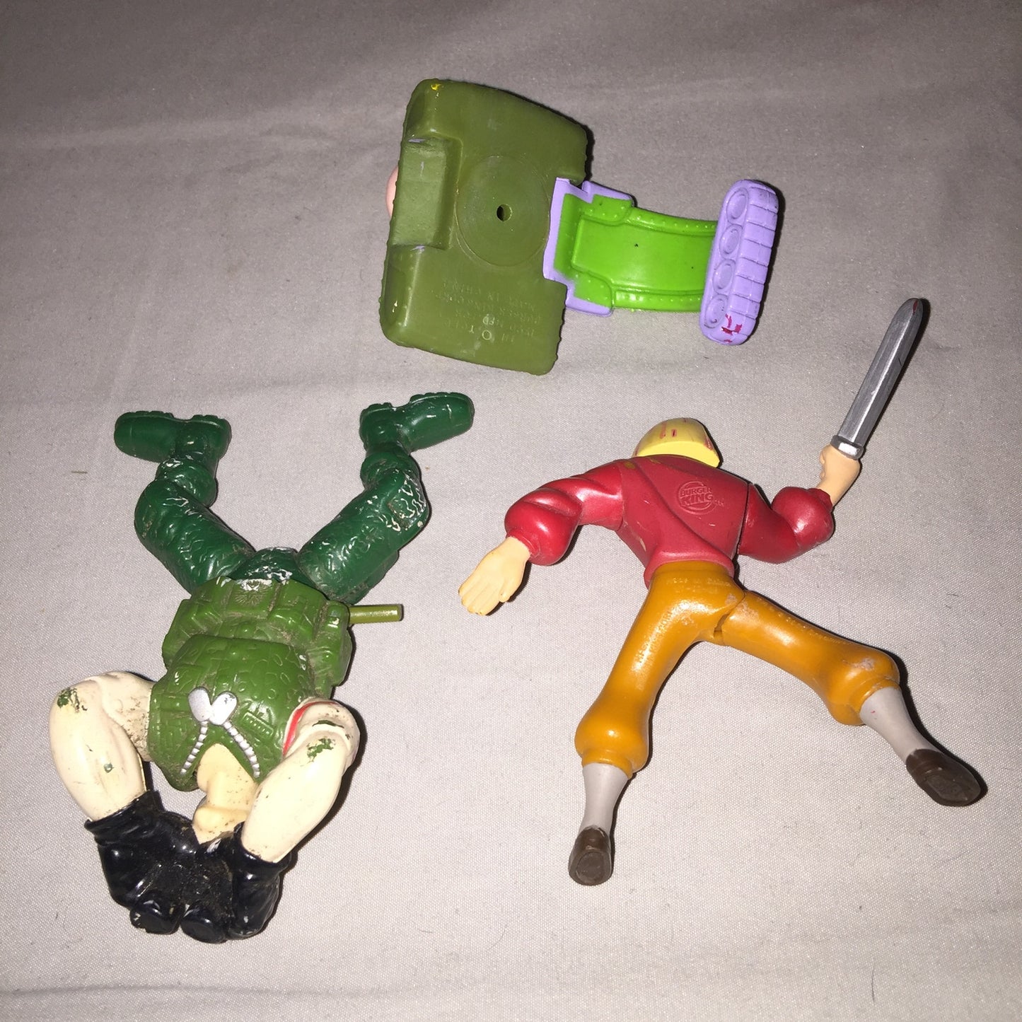 Burger King FF Toy Lot Gargoyles Archie Capital Critters + Various Other Parts