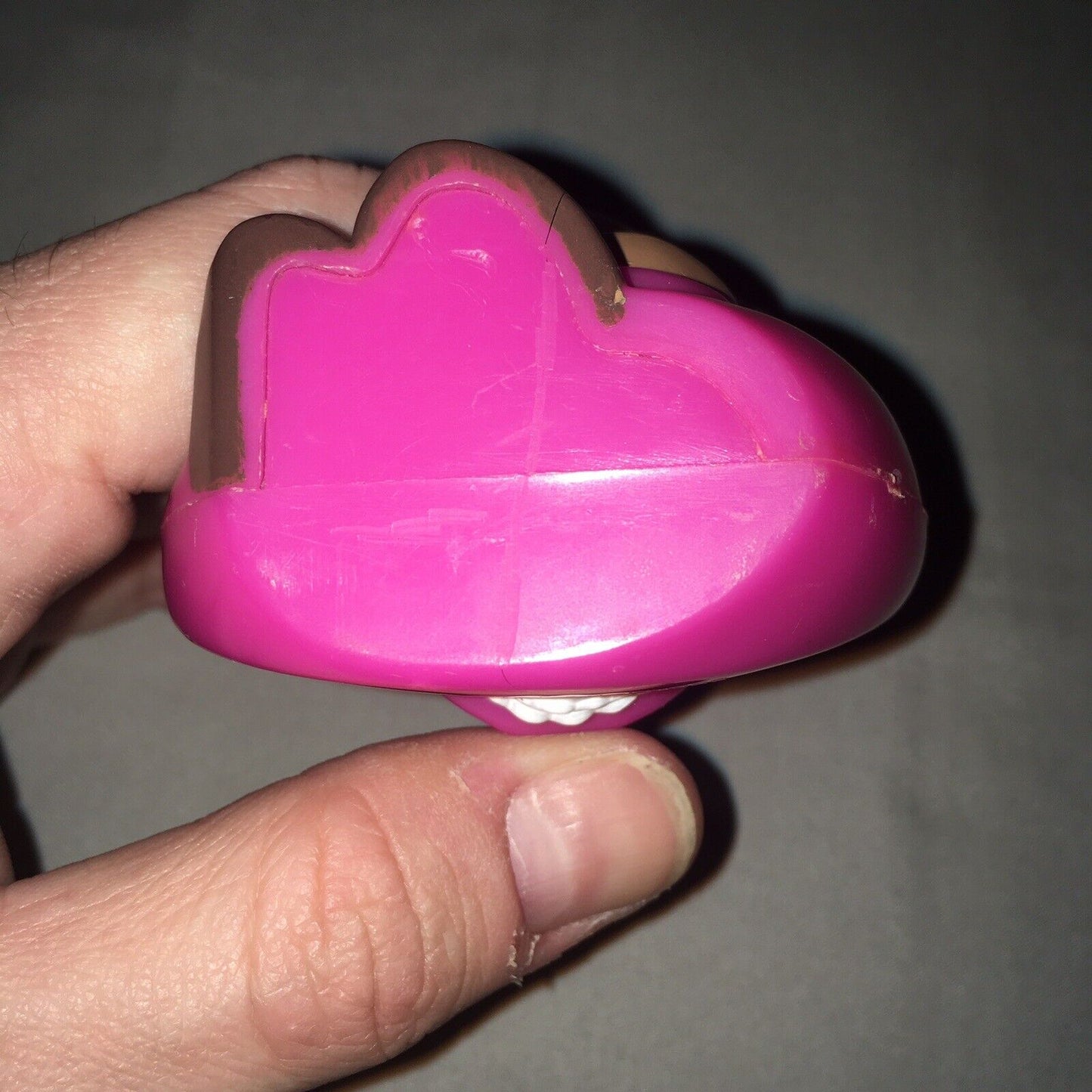 Disney Minnie Mouse 1986 Mini Gumball Dispenser Toy Vintage With 1 Still Inside!