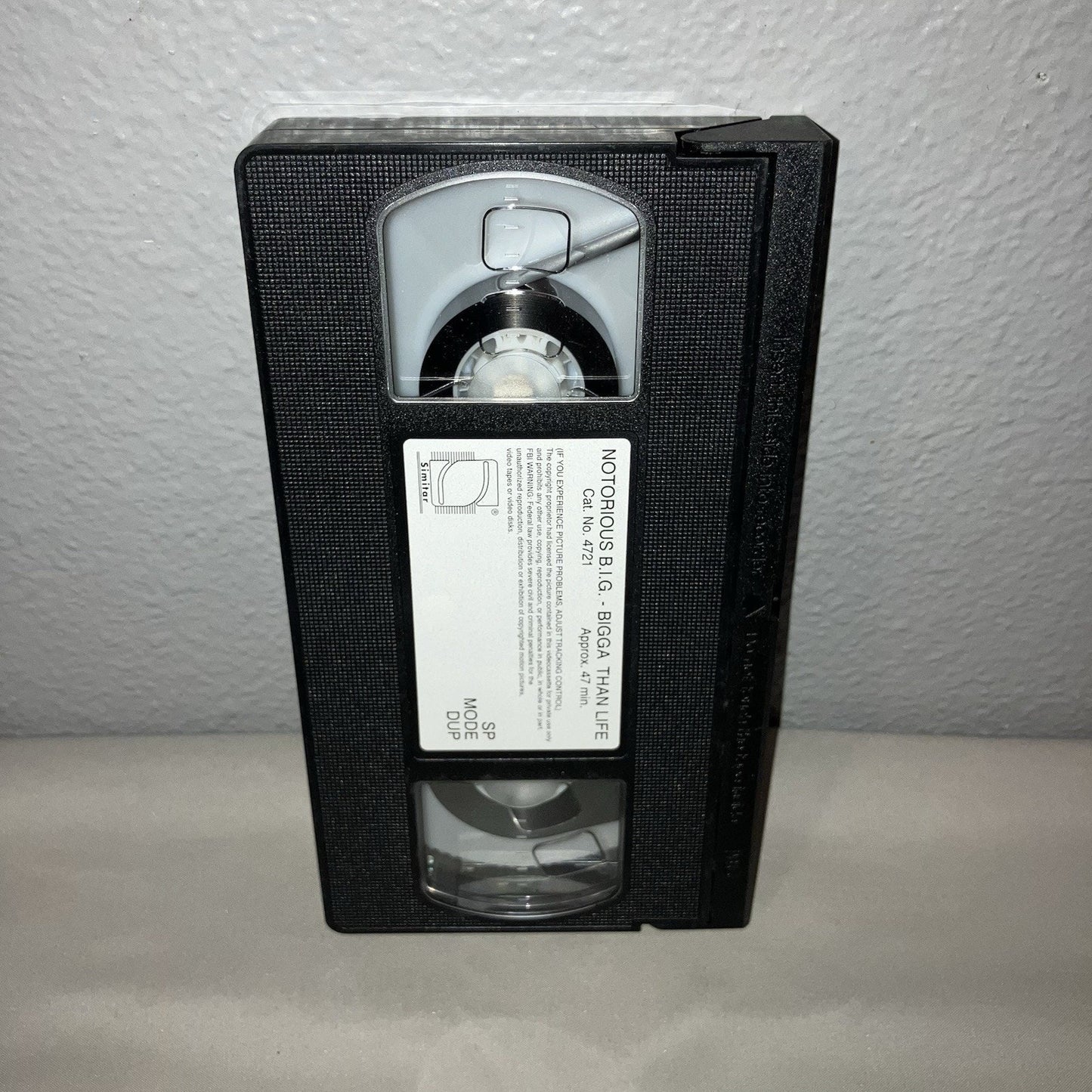 Vhs Used Notorious B.I.G. Big Biggie Smalls Bigga Than Life Tape Good Shape