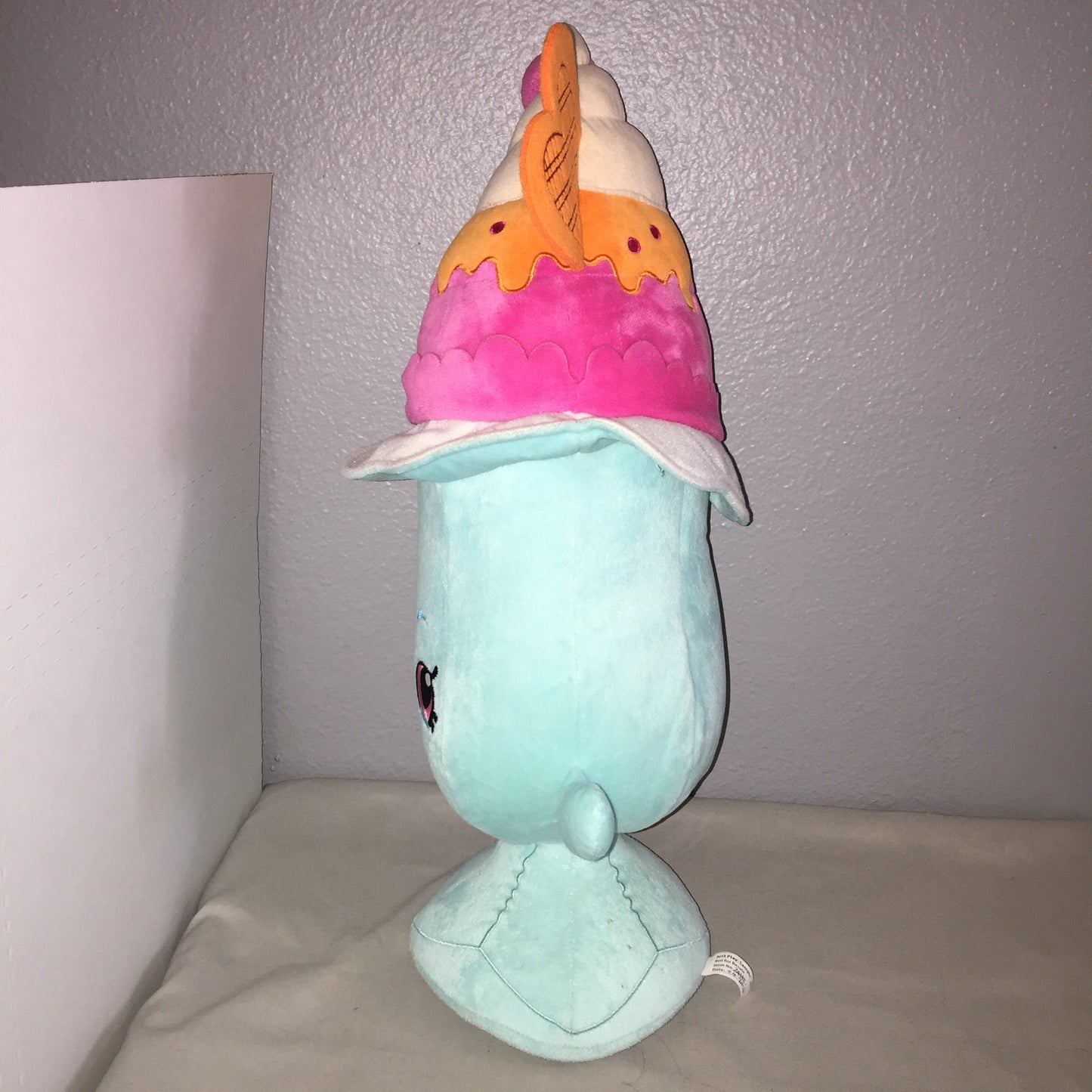 Sample Ultra Rare Suzie Sundae Shopkins Jumbo 21" Deco Pillow Stuffed Plush 420