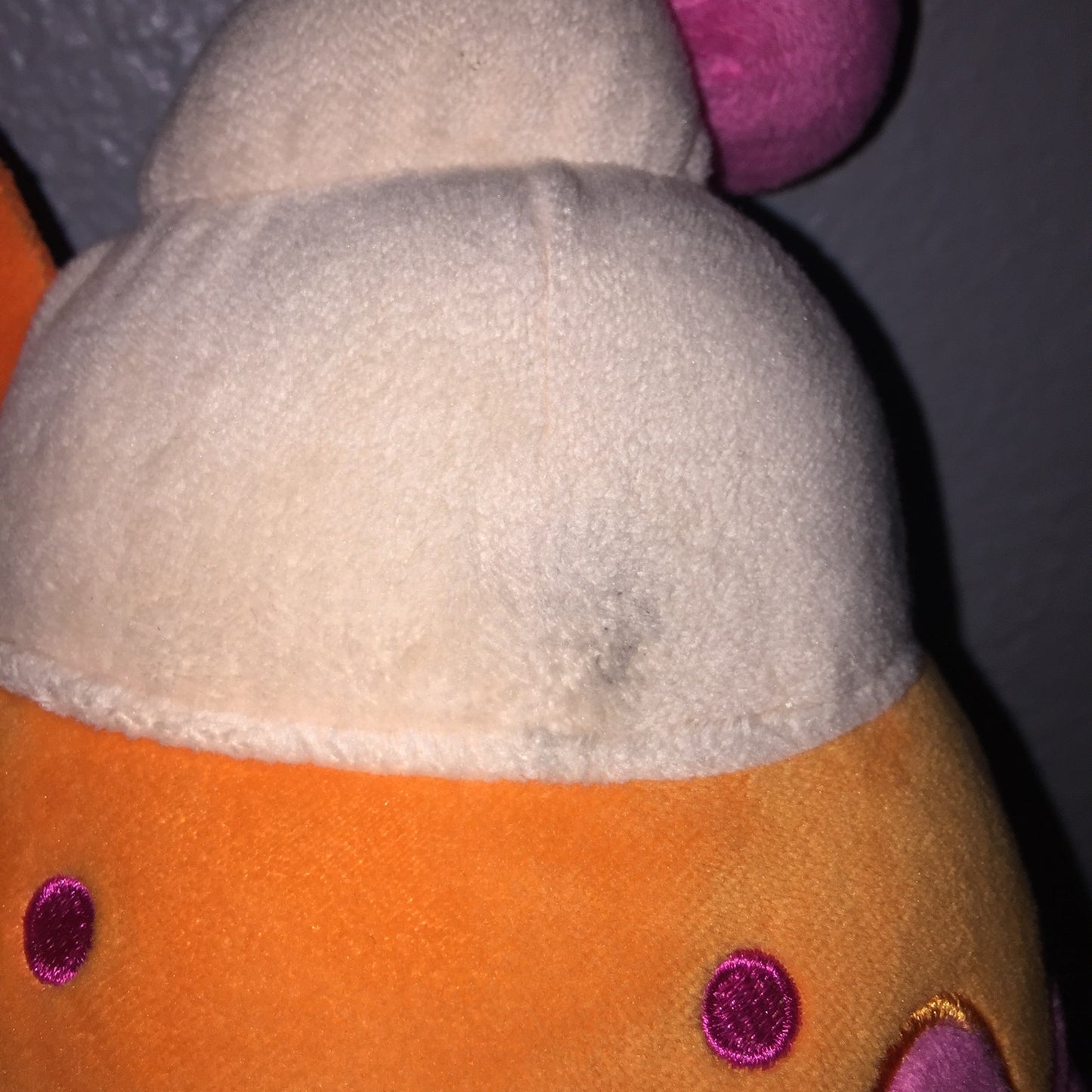 Plush Sample Shopkins Suzie Sundae Jumbo 21" Deco Pillow Stuffed Ultra Rare