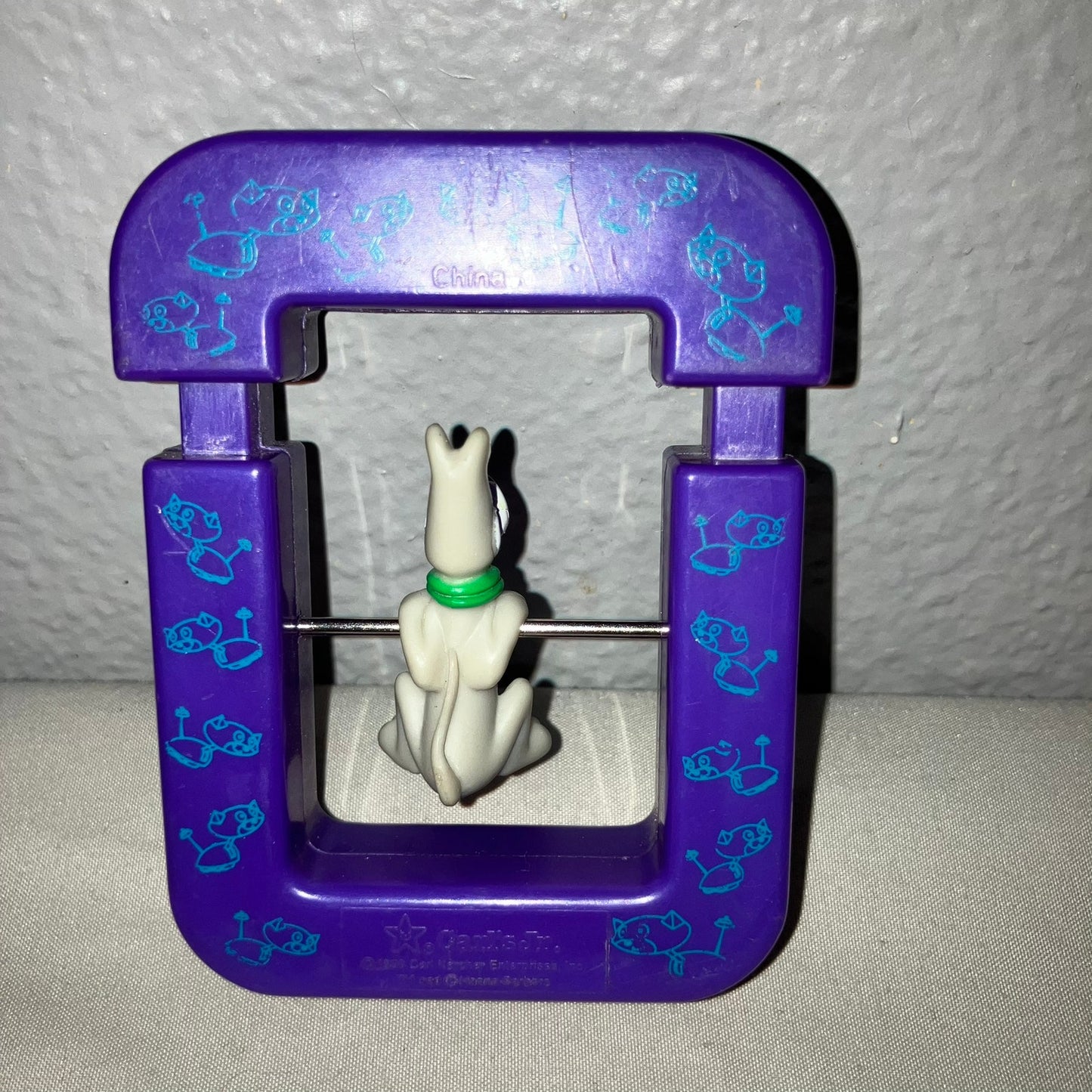 Astro Fidget Spinner The Jetsons 1999 Carl's Jr Kid Meal FF Toy *Used Good Shape