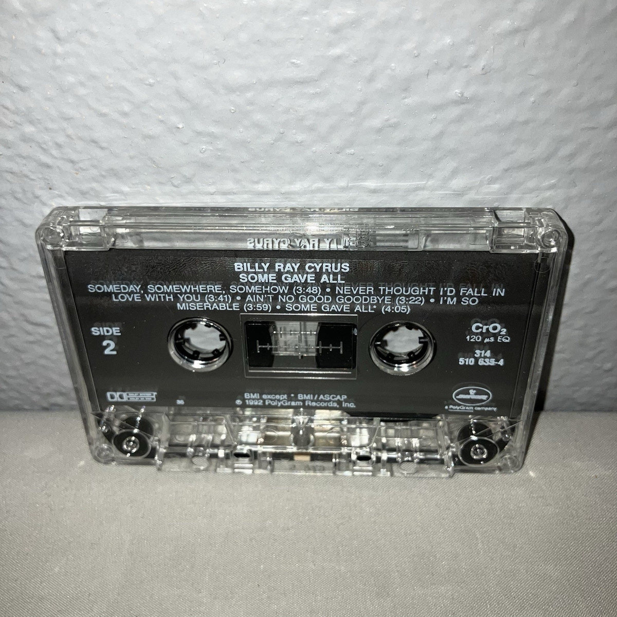 Tape / VHS Billy Ray Cyrus 1992 Some Gave All Achy Breaky Heart Could’ve Been Me