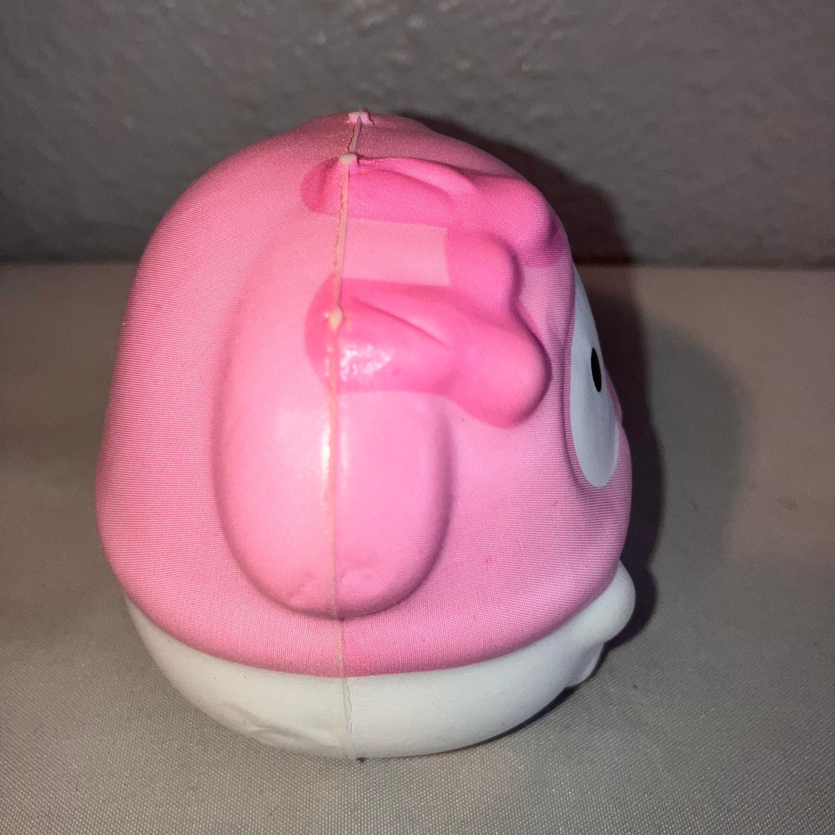 Toy Hello Kitty My Melody Sanrio Pink White Stress Ball Some Dent Lines No Rips