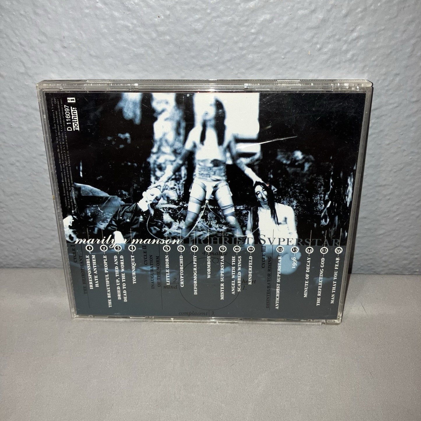 Cd Used Marilyn Manson Antichrist Superstar Direct Release Promo Good Shape
