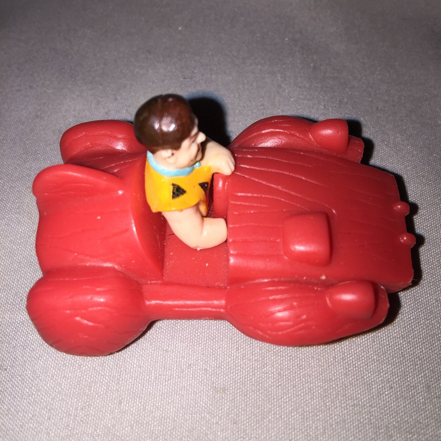 The Flintstones Fred Flintstone Driving Red Car Fossil Fill-up McDonald's FF Toy
