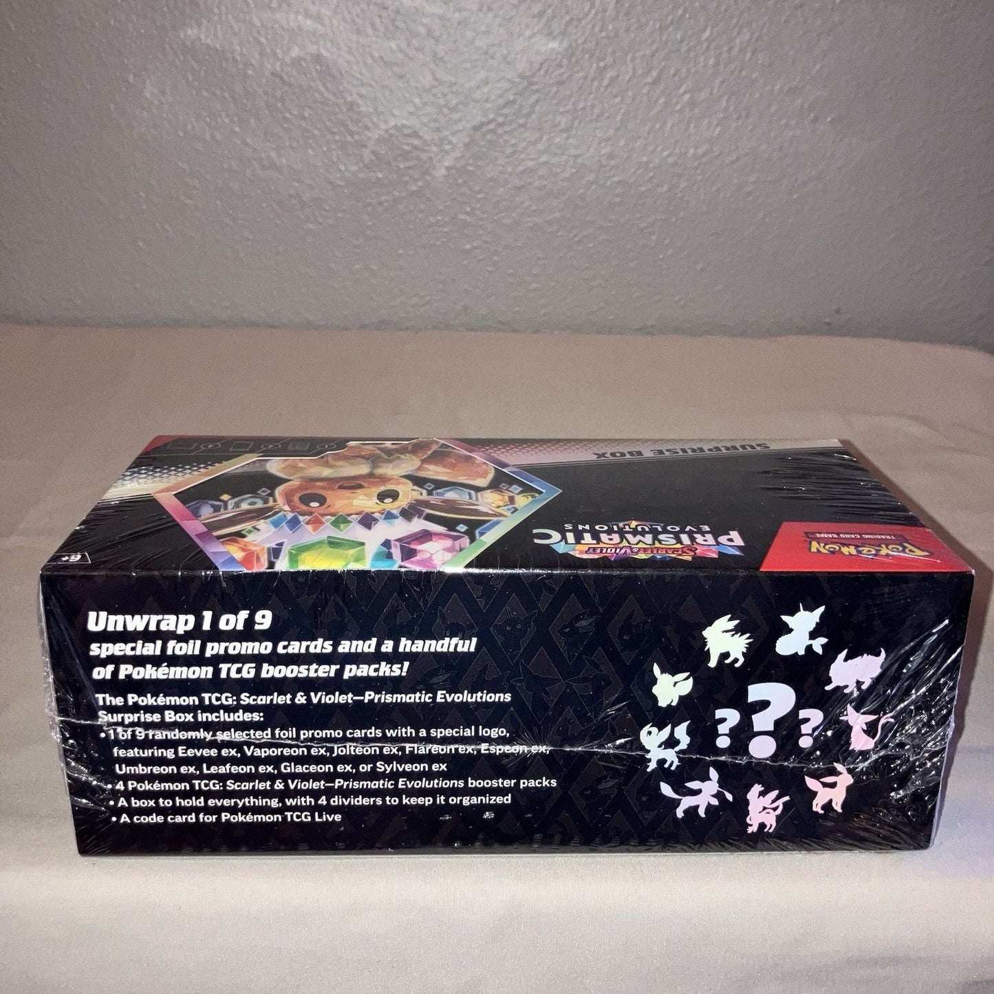 Pokemon DR Mewtwo Tin PE Surprise Box 2 PF Tech Sticker Trick Or Trade 35 Pk + 2