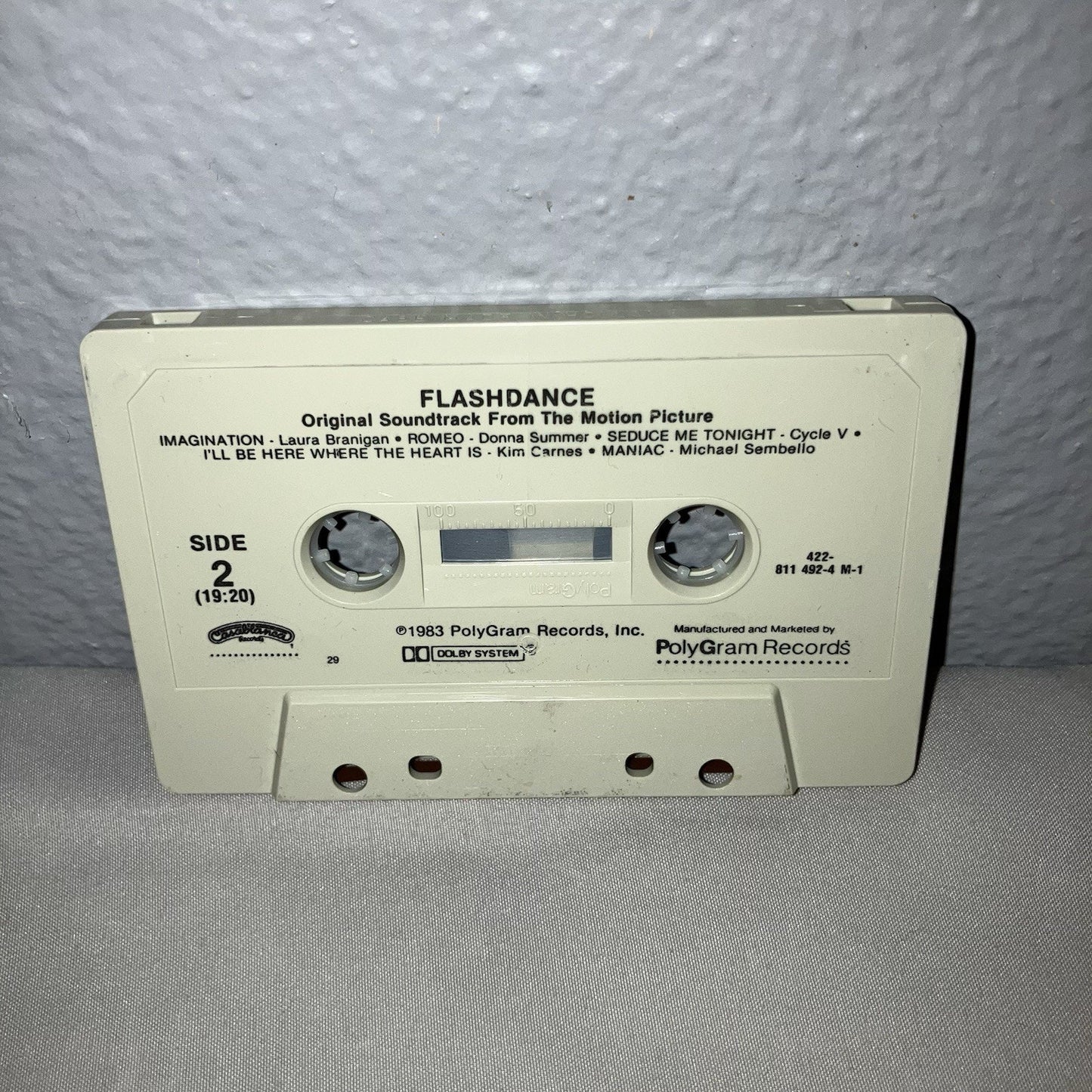 Tape Used Flashdance Soundtrack from The Motion Picture 1983 PloyGram Cassette