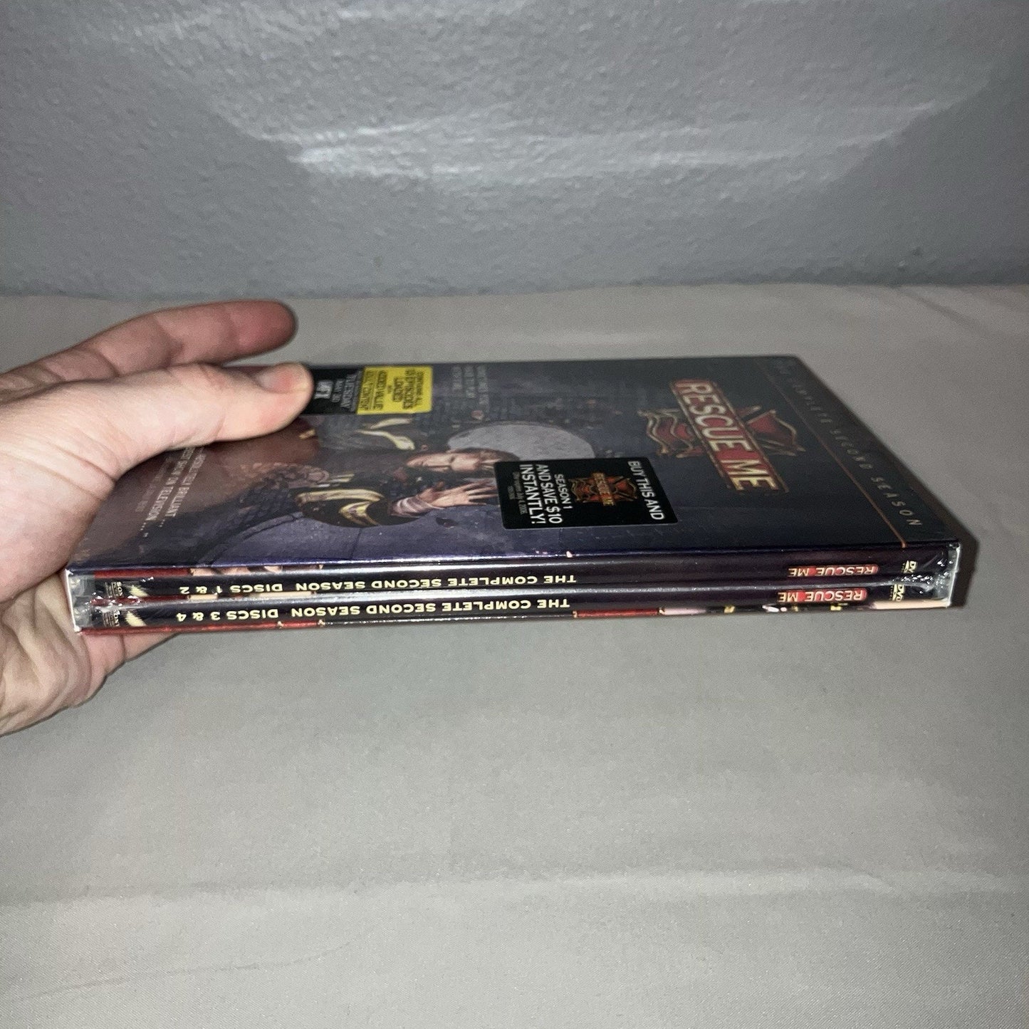 Dvd Sealed New Rescue Me The Complete Second Season 4 Disc Set Dennis Leary