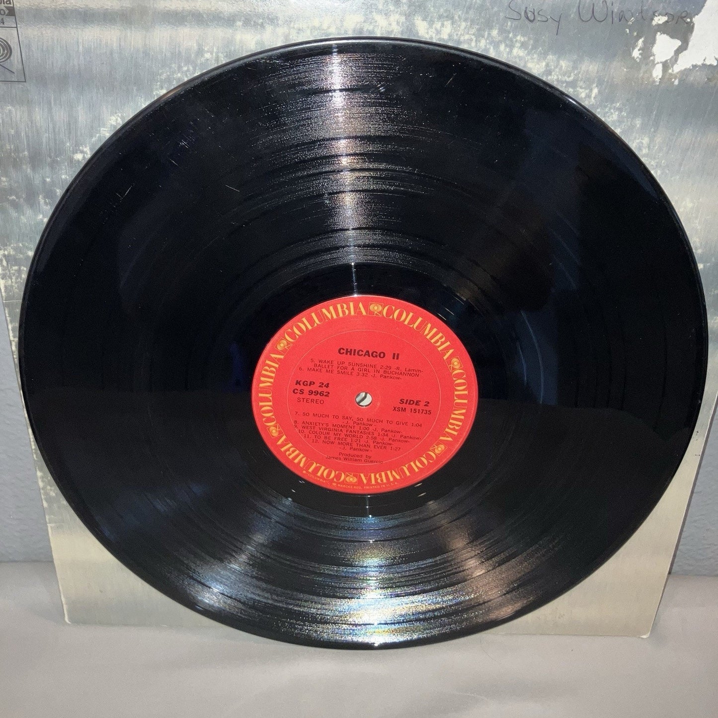 Vinyl Record Chicago II 2 Self Titled Columbia KGP 24 Record Album Vinyl LP