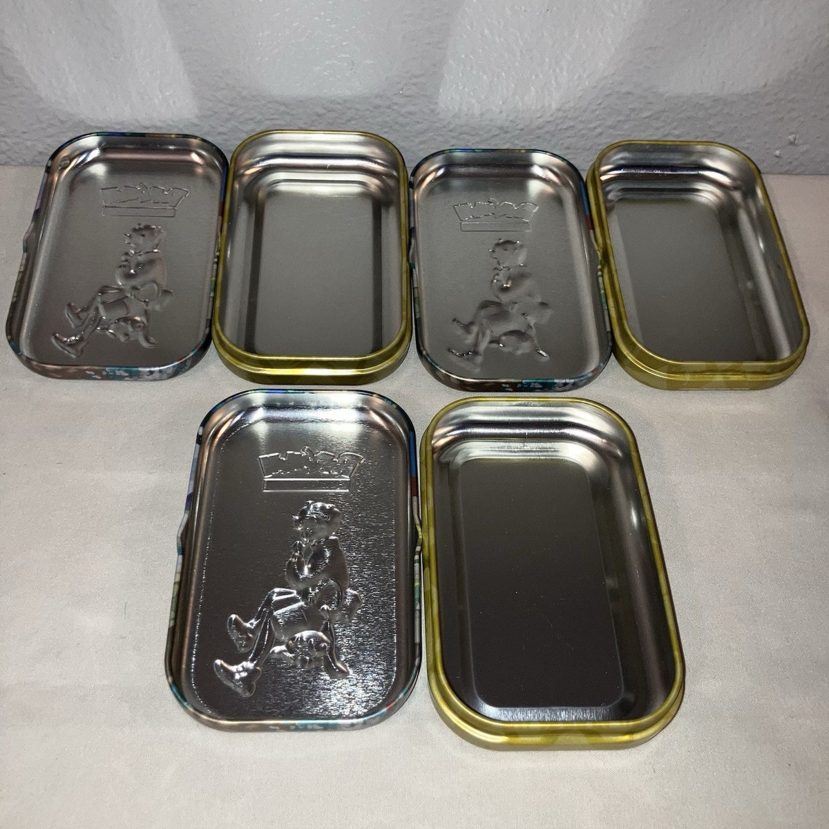 Pokemon Mini Tin Bede & Hatenna 3 Crown Zenith Lot Tins Only No Pokémon Packs