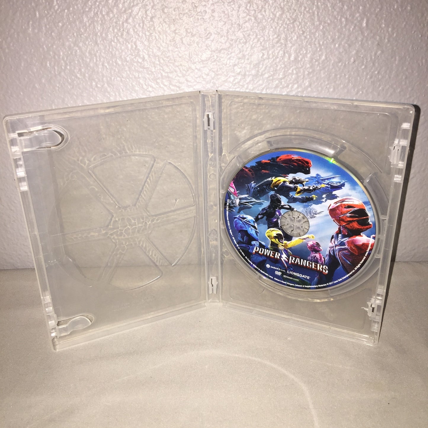 Dvd Used 2017 Power Rangers Lionsgate Version *Disc Only In Replacement Case*