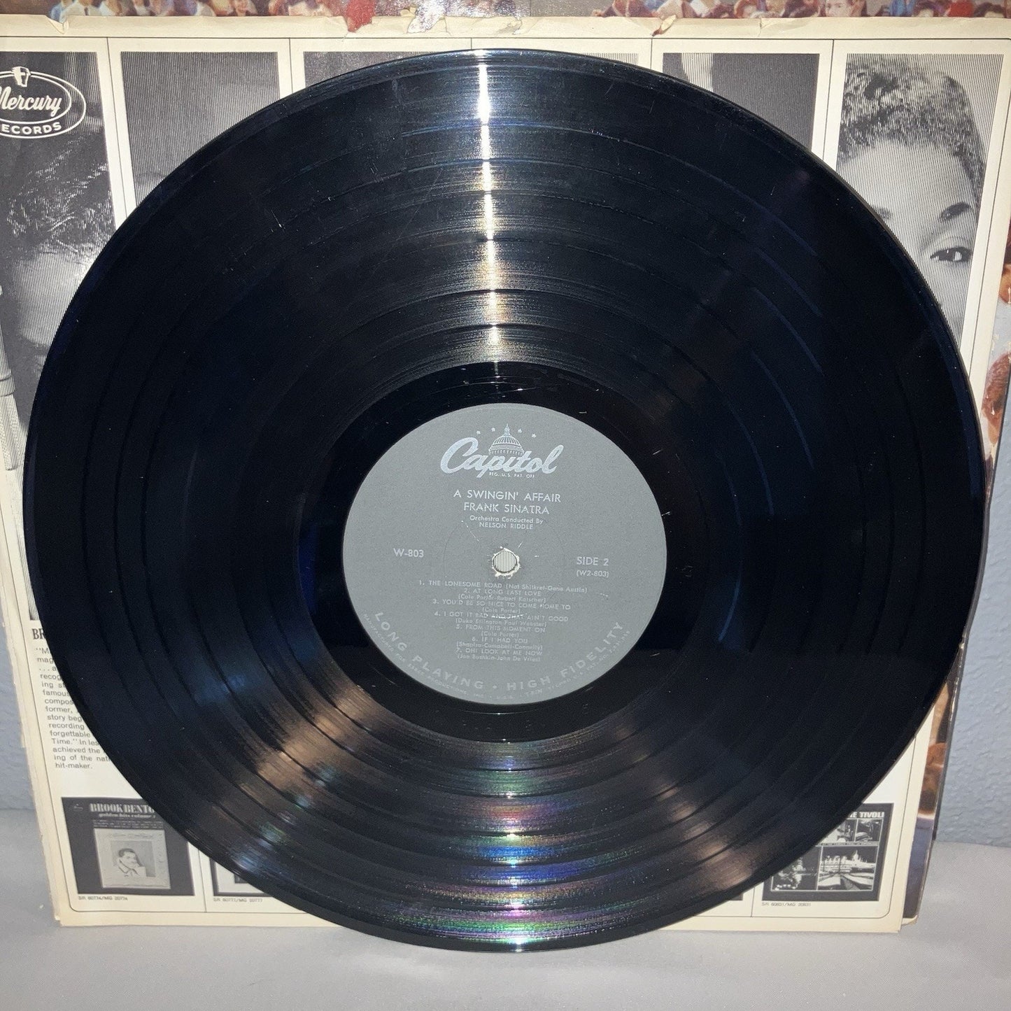 Vinyl Record Frank Sinatra A Swingin’ Affair! / The Voice Works See Pics / Info