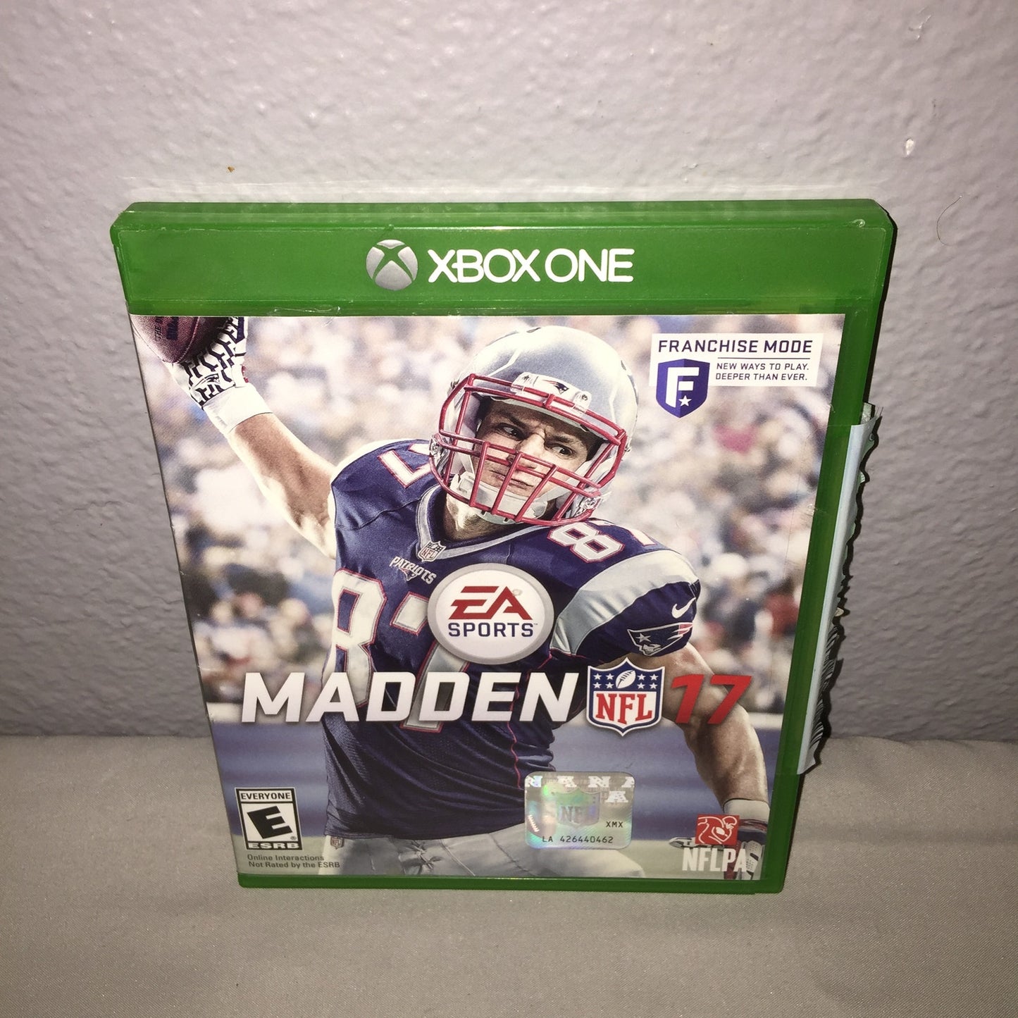 Xbox One Madden 17 / 18 Game Lot Tom Brady Rob Gronkowski Patriots *Tested Used*