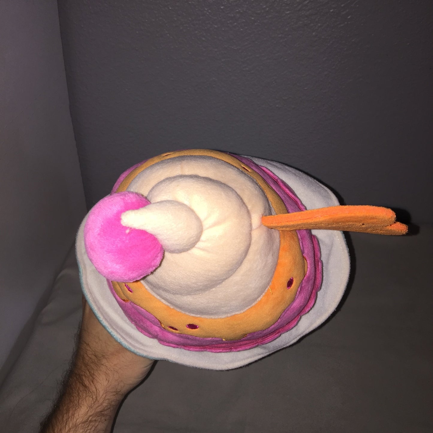 Plush Sample Shopkins Suzie Sundae Jumbo 21" Deco Pillow Stuffed Ultra Rare