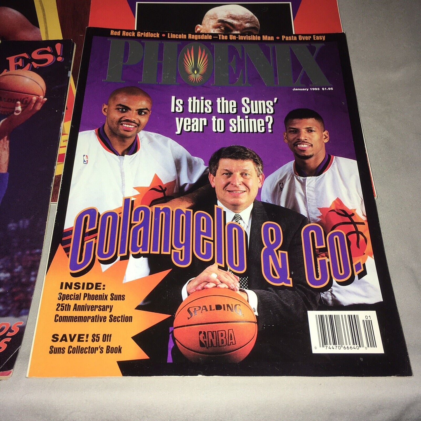 Phoenix Suns Charles Barkley 90s Vintage Magazine Lot Good Used Condition But 1