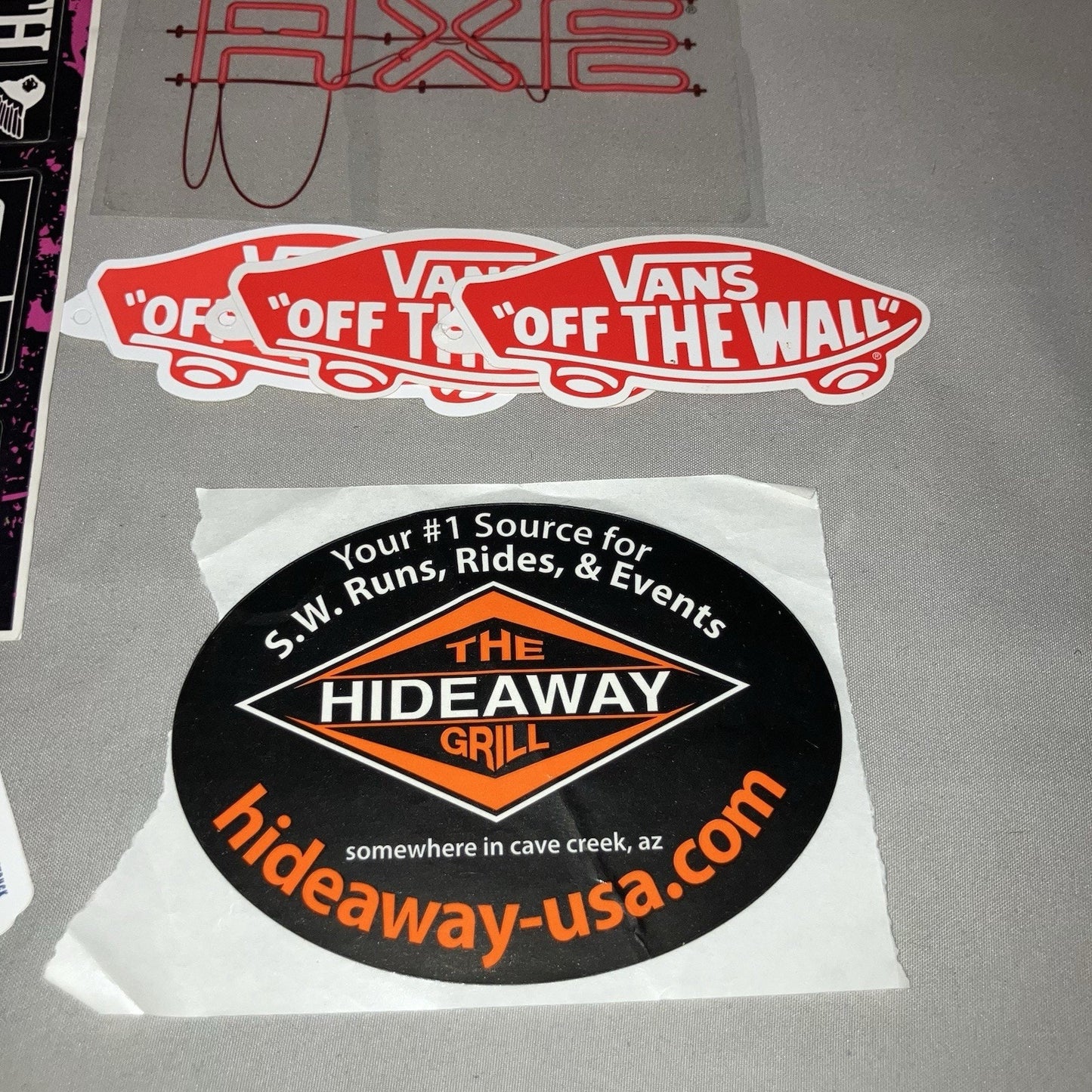 20+ Stickers Lot Skateboard Shoe Brands Vans Dvs Etnies Adio Converse Globe Axe