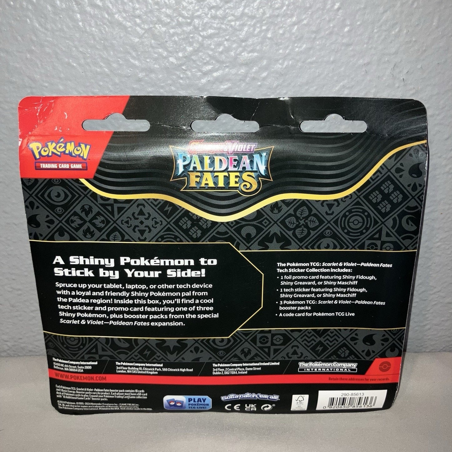 Pokemon DR Mewtwo Tin PE Surprise Box 2 PF Tech Sticker Trick Or Trade 35 Pk + 2