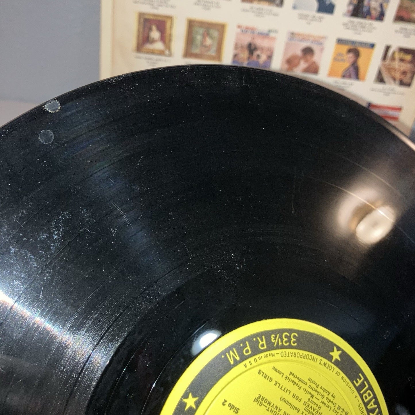 Vinyl Record Gigi Original Cast Soundtrack Album MGM Records 33rpm Good Shape